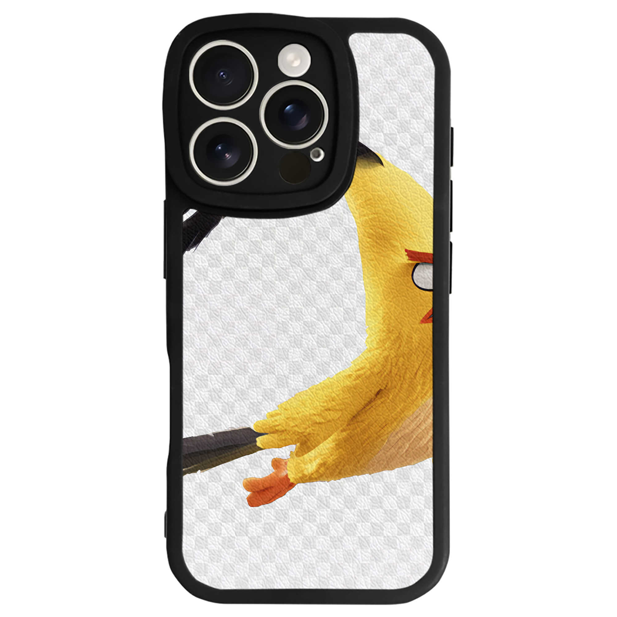 （画像用） Angry Birds アングリーバード 【iPhone 16シリーズ対応】シリコンスマホケース（レザー調） 材質：シリコン